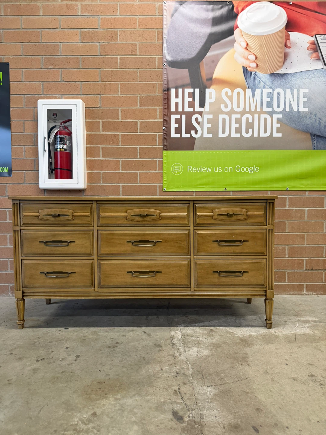 Wooden  9-Drawer Dresser