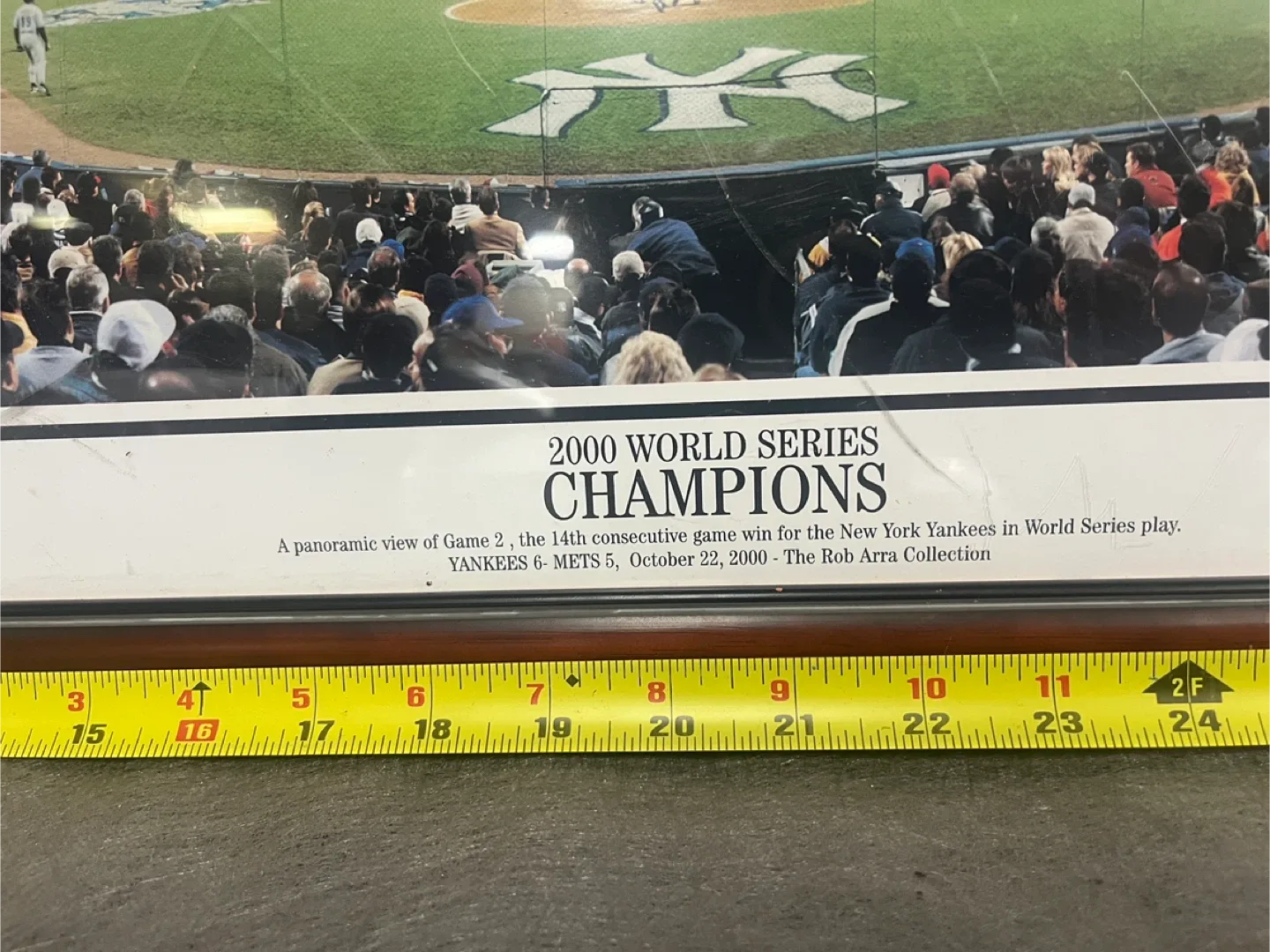 2000 World Series Champions Panoramic Framed Picture image indicator(3)
