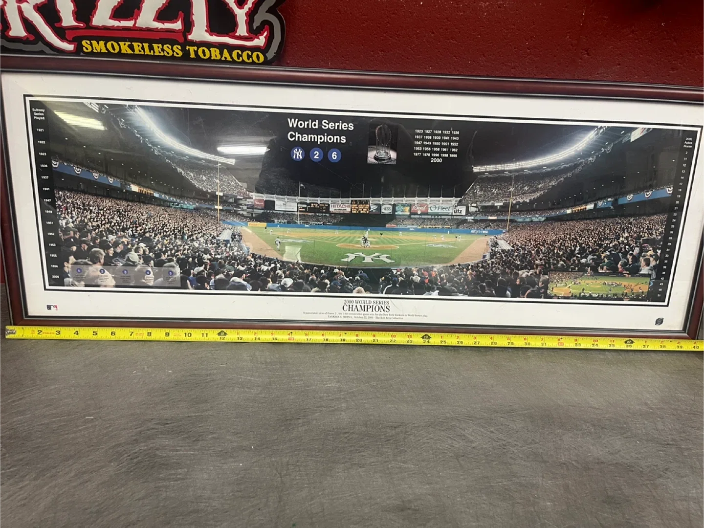 2000 World Series Champions Panoramic Framed Picture image indicator(2)