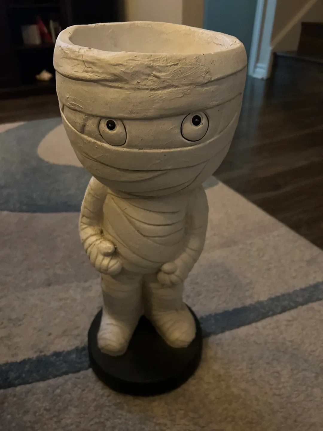 Frank Mummy Halloween Candy Holder thumbnail