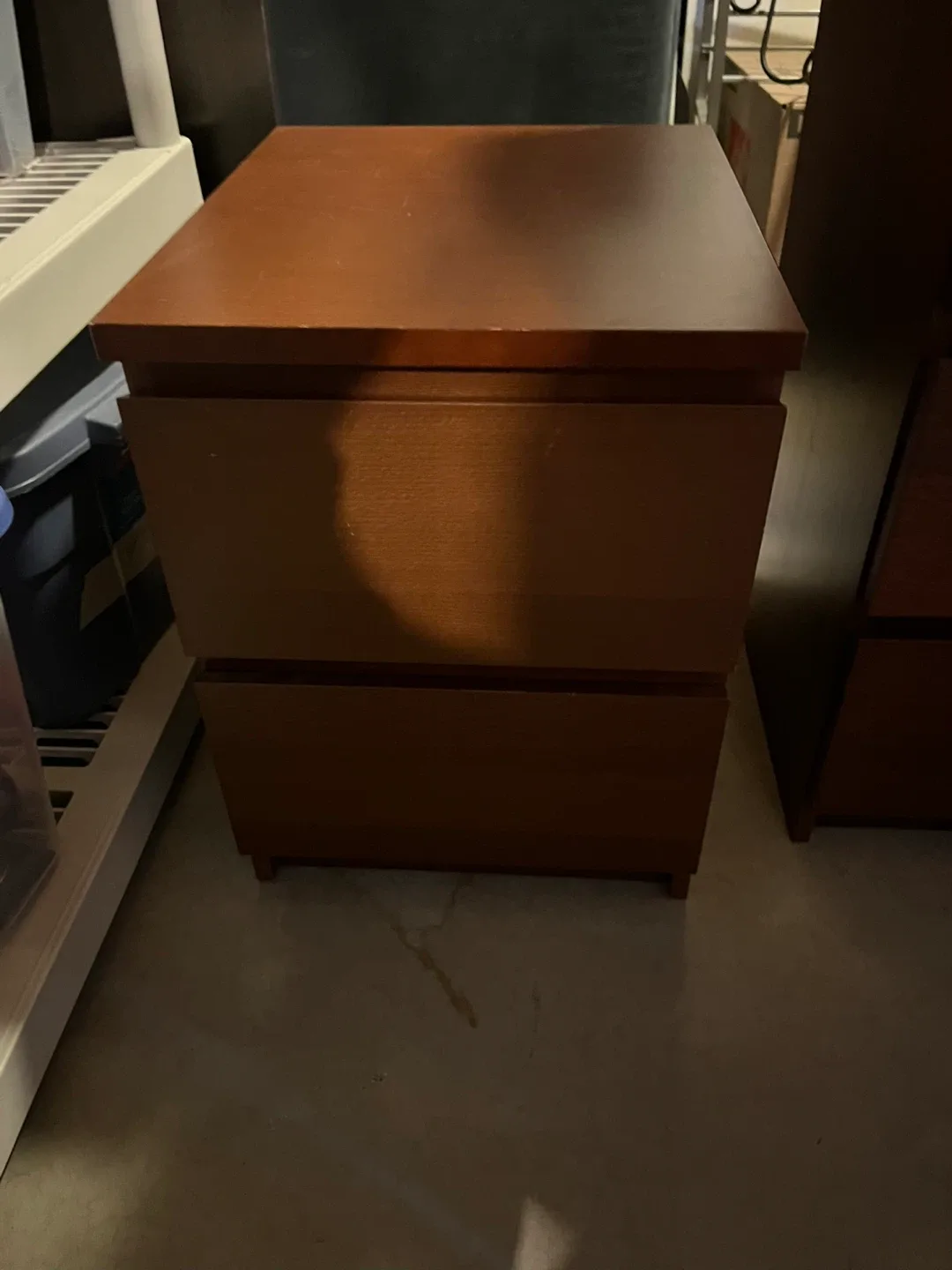 IKEA MALM chest with two drawers Brown image indicator(2)