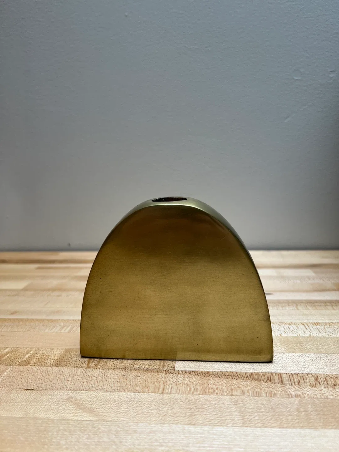 Brass Half Moon candle base image indicator(2)