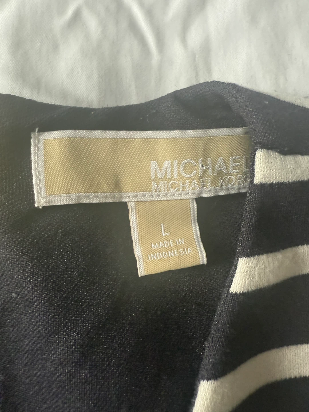 Michael Kors Striped Dress - Size L - photo 3