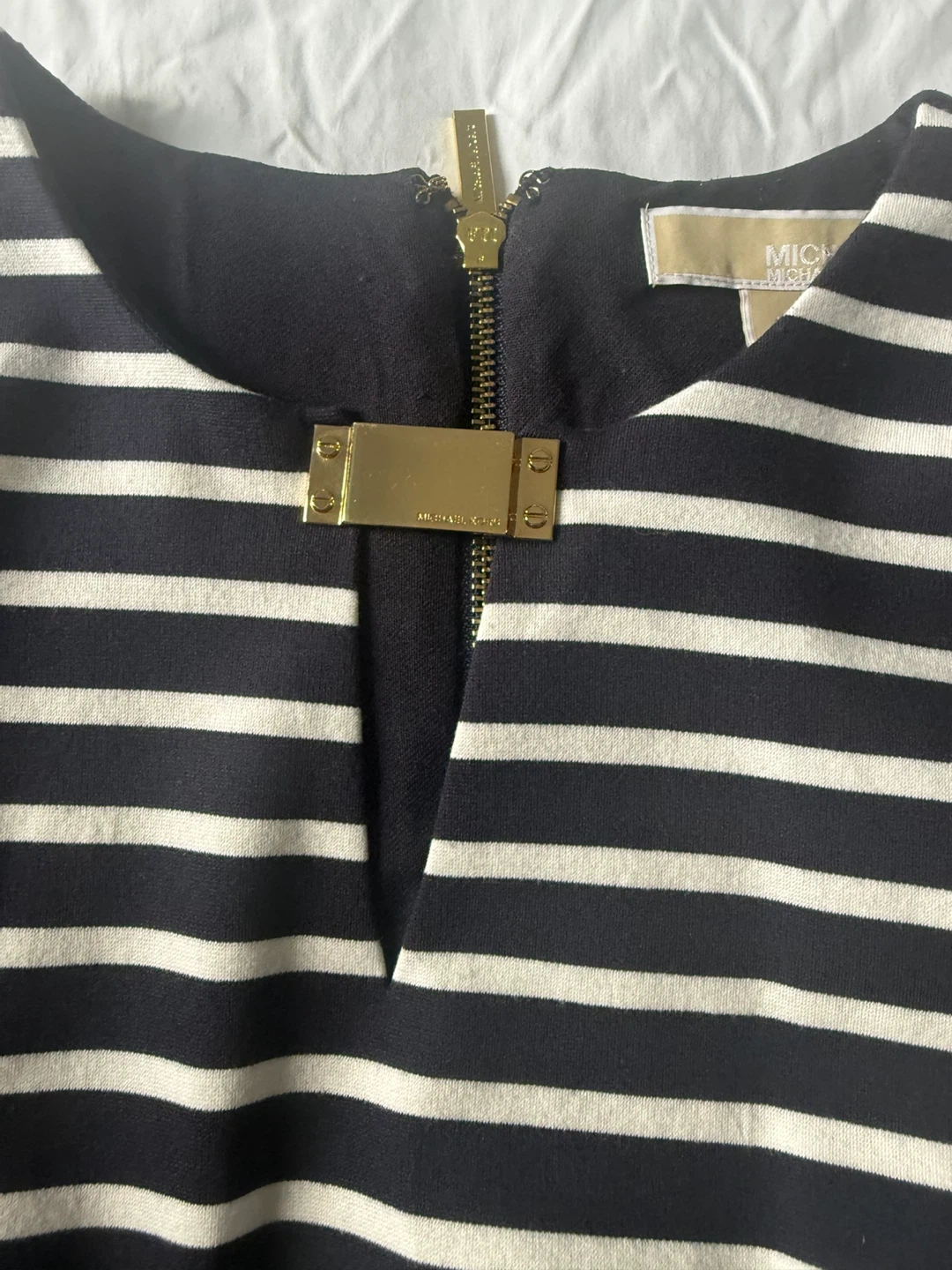 Michael Kors Striped Dress - Size L - photo 2