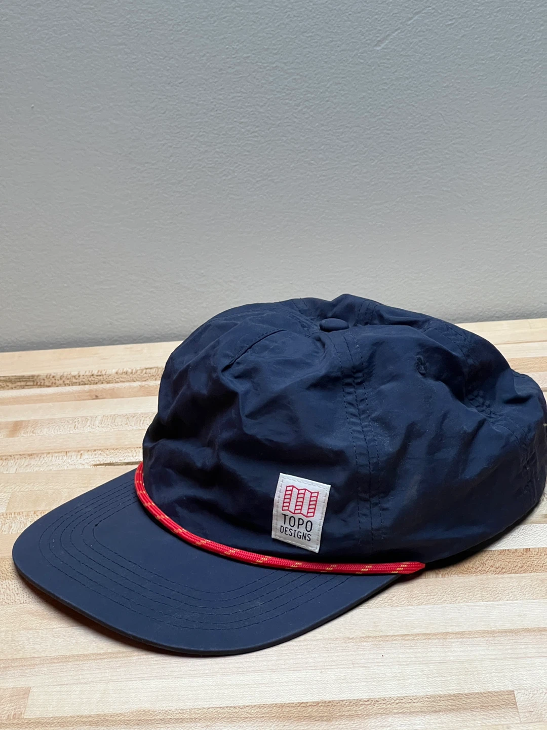 Topo Designs Navy Nylon Camp Hat