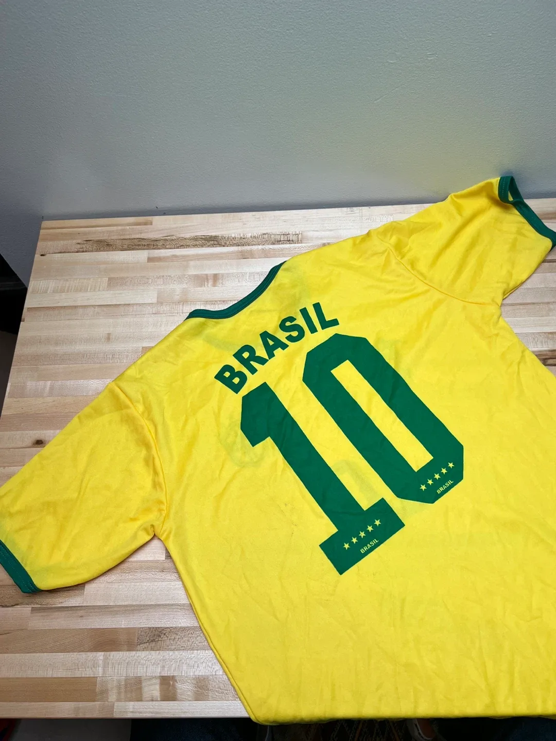 Brazil #10 Soccer Jersey - Yellow image indicator(2)