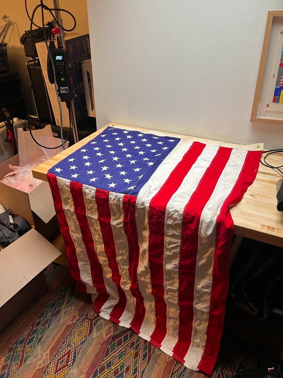 Antique / vintage American Flag thumbnail