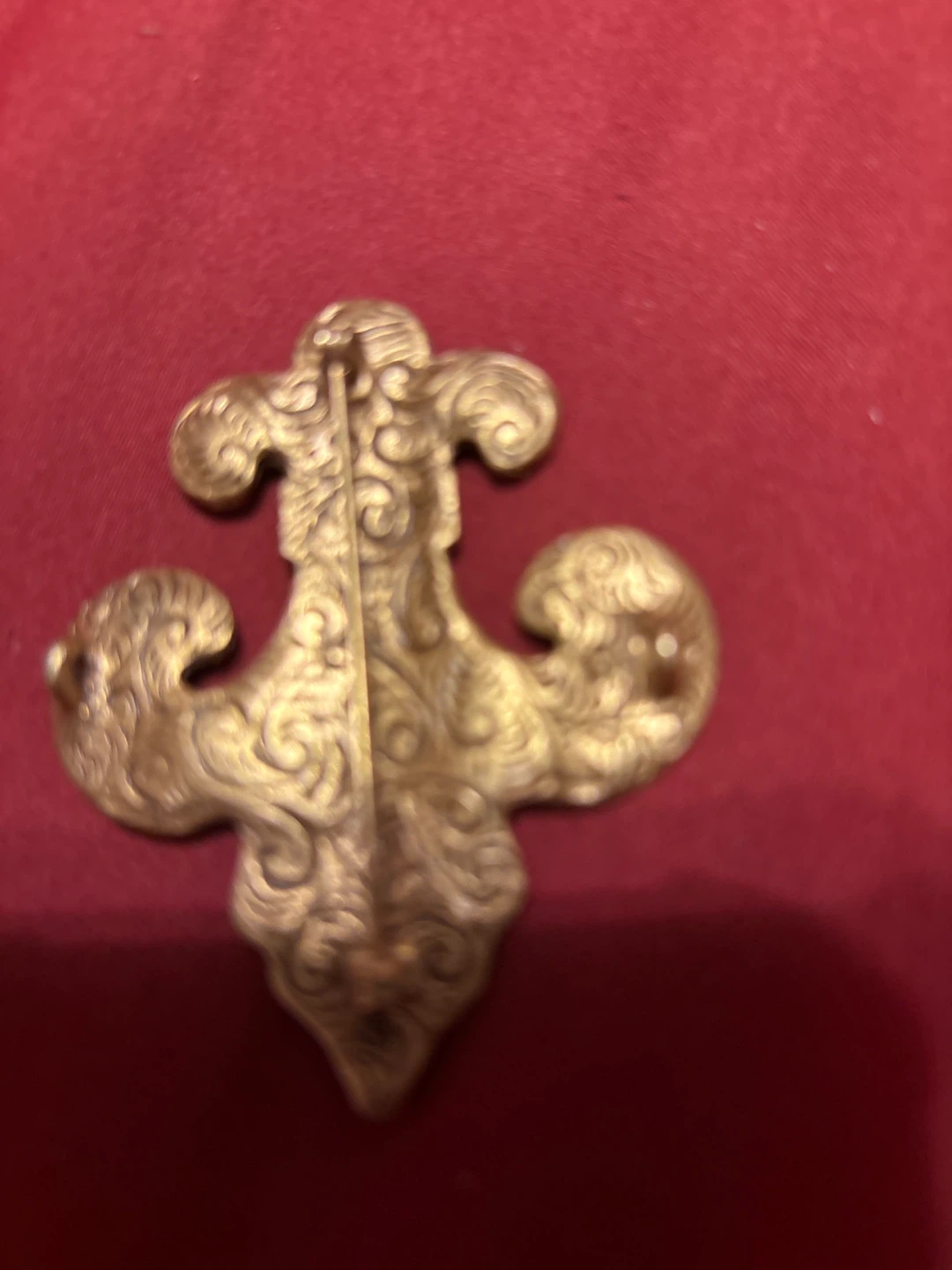 Vintage Fleur-de-Lis Brooch - photo 2