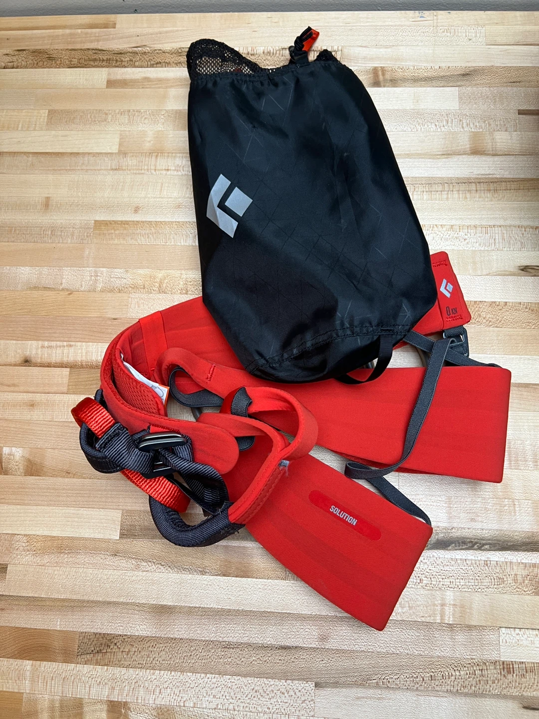 Black Diamond Solution Harness - Red