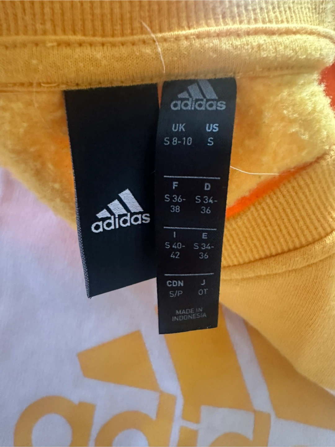 Adidas colour block crew neck Sweatshirt - Size S - photo 3