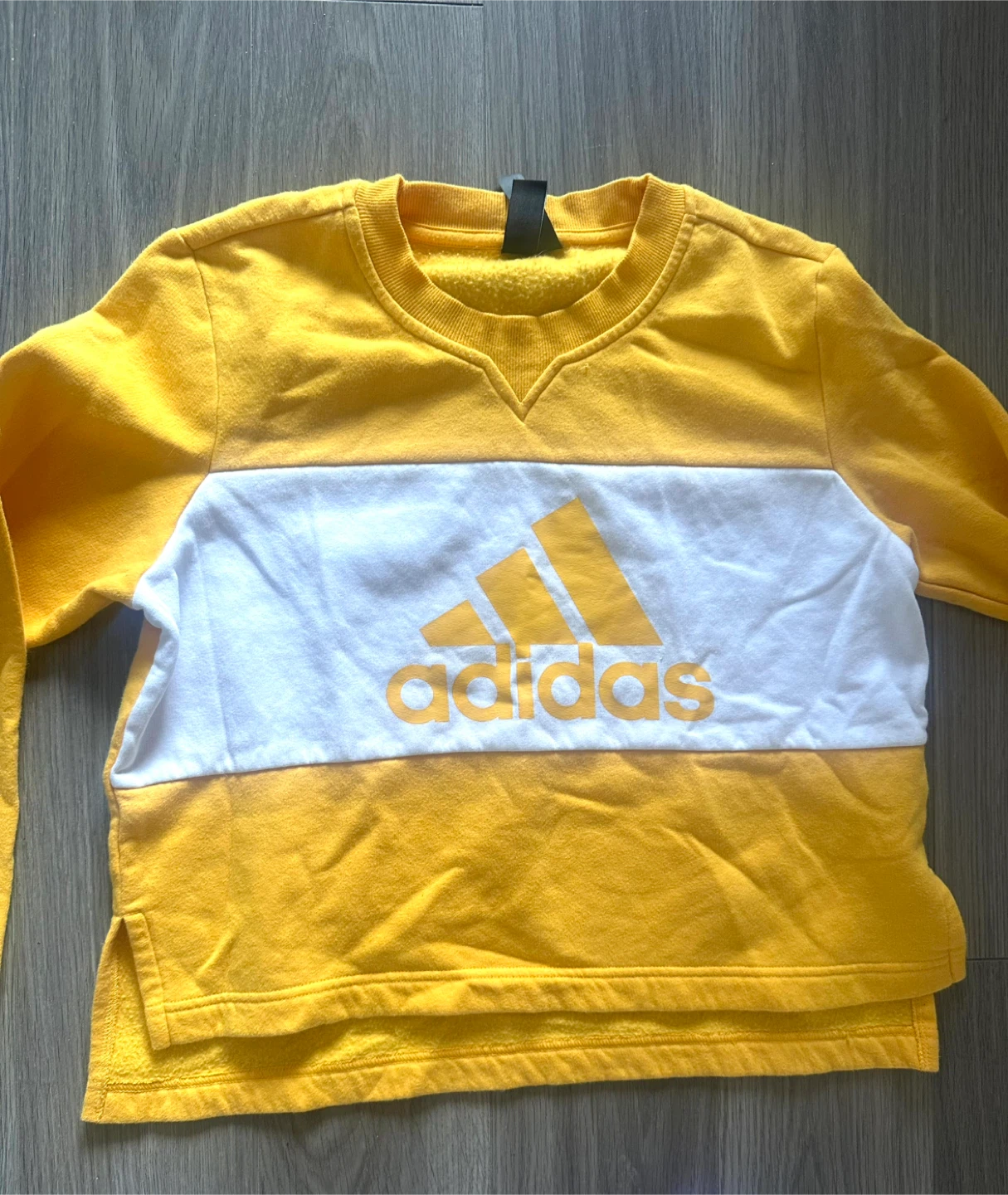 Adidas colour block crew neck Sweatshirt - Size S - photo 2