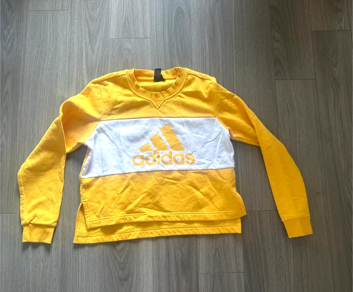 Adidas colour block crew neck Sweatshirt - Size S