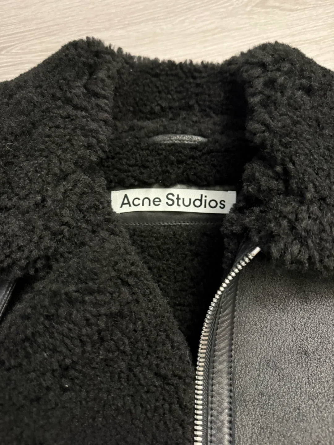 Acne Studios Shearling Leather Jacket image indicator(2)