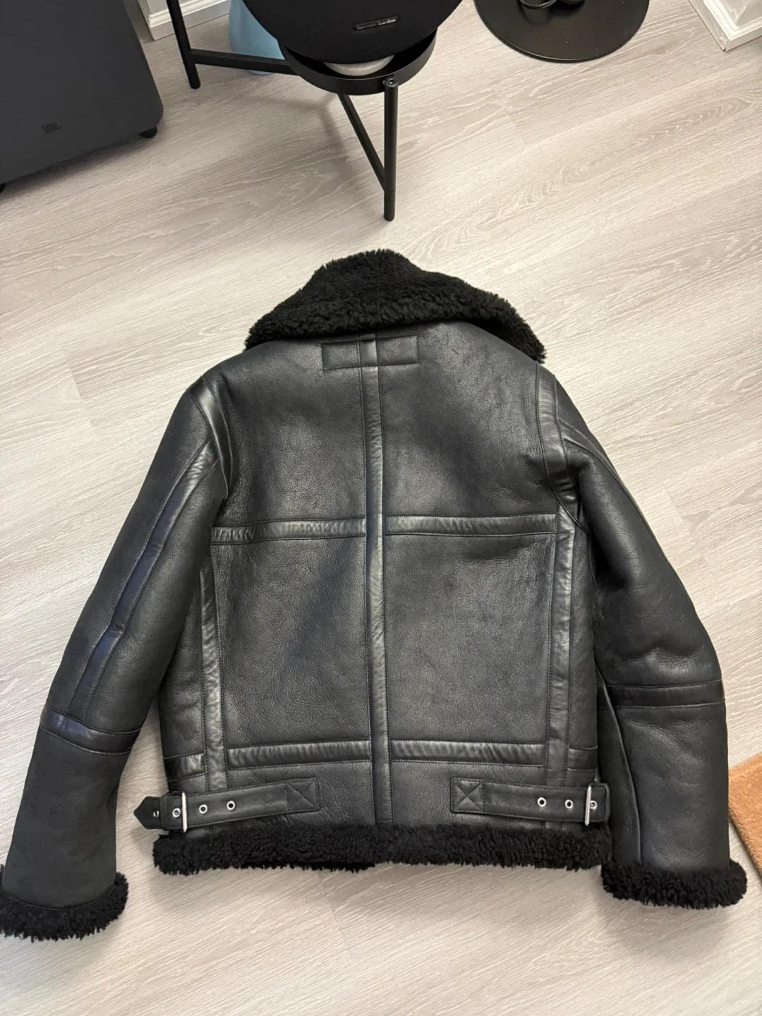 Acne Studios Shearling Leather Jacket image indicator(5)