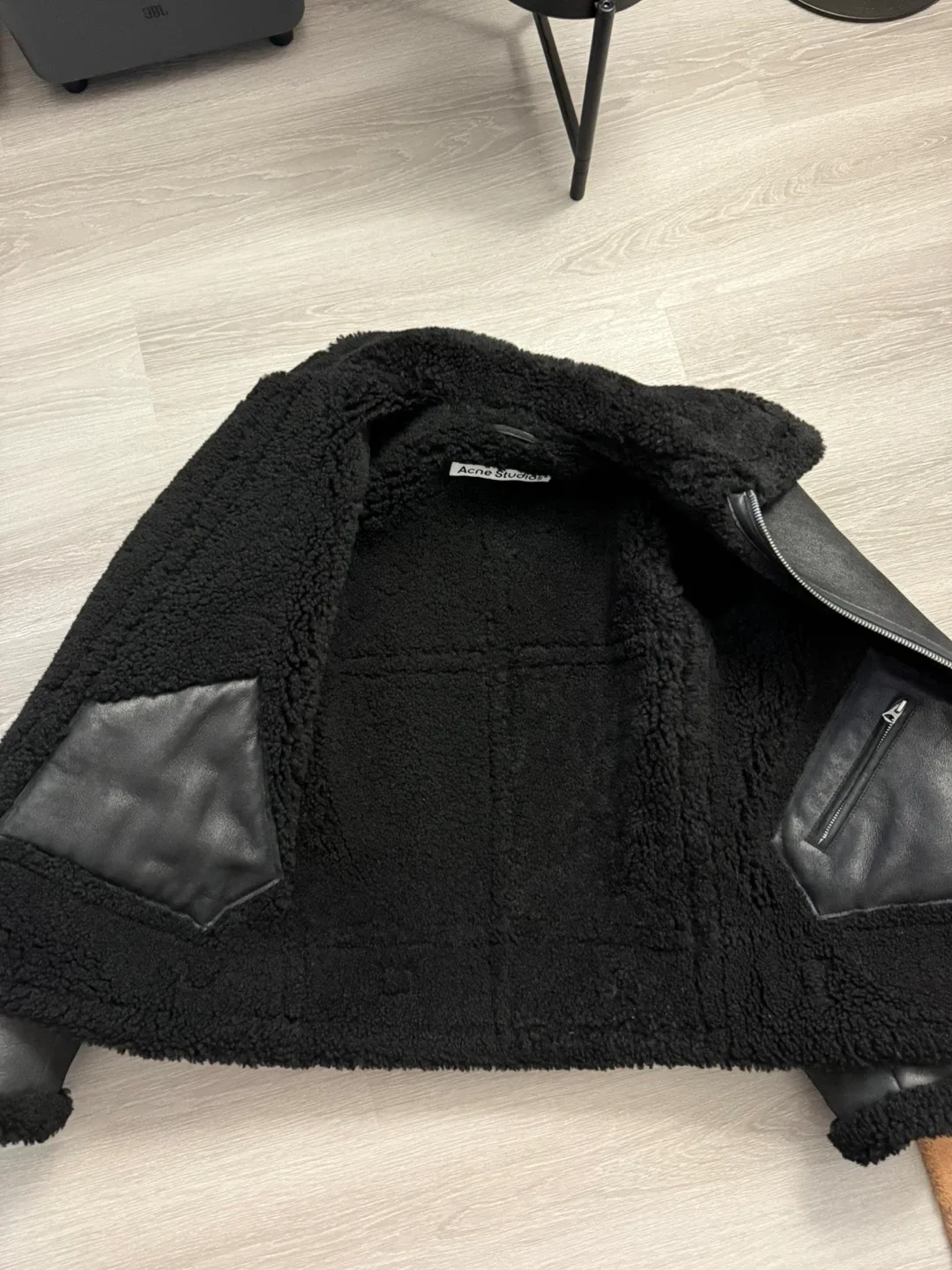 Acne Studios Shearling Leather Jacket image indicator(3)