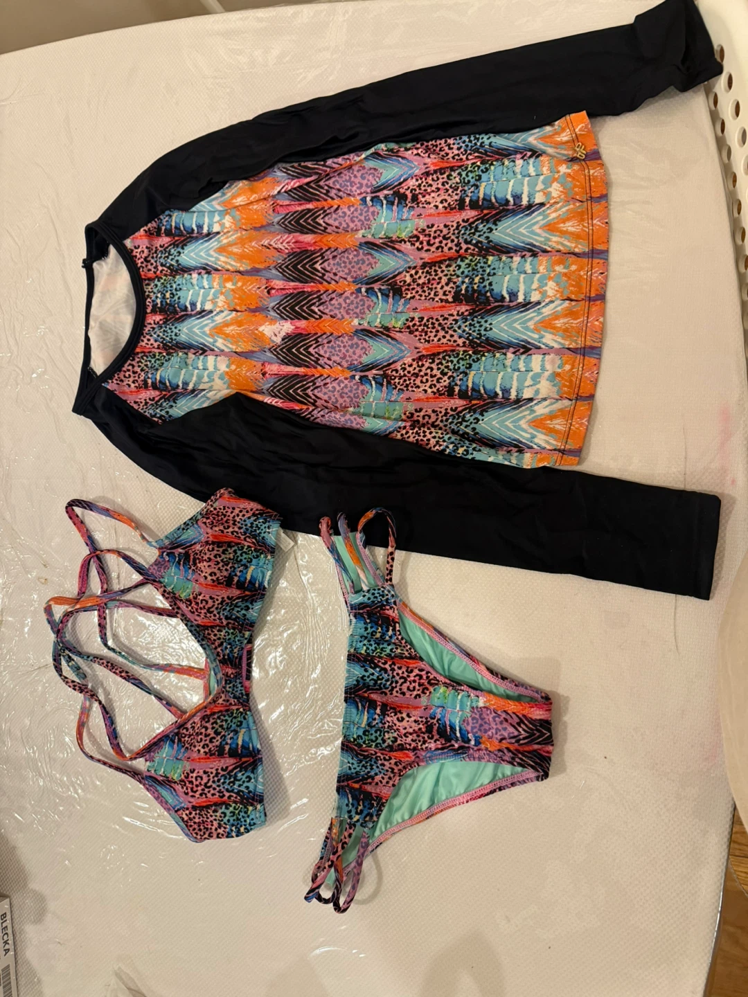 Girls' Swimsuit Set (Size Unknown)