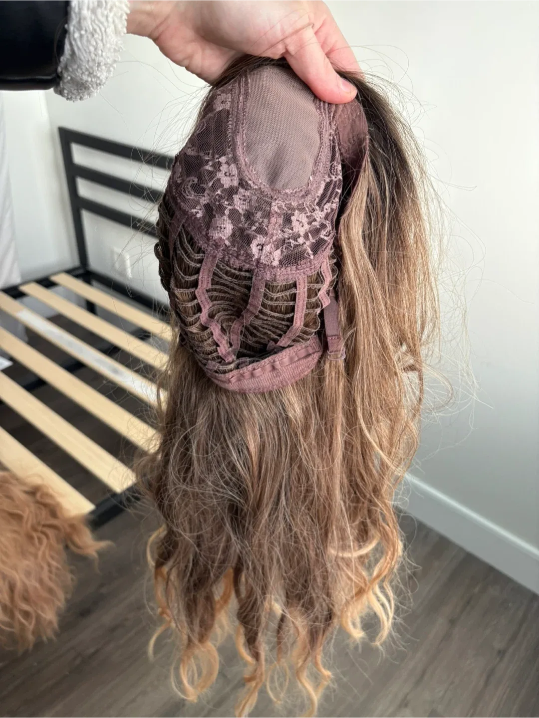 Wig - Brown with Blonde Highlights (Synthetic) image indicator(3)