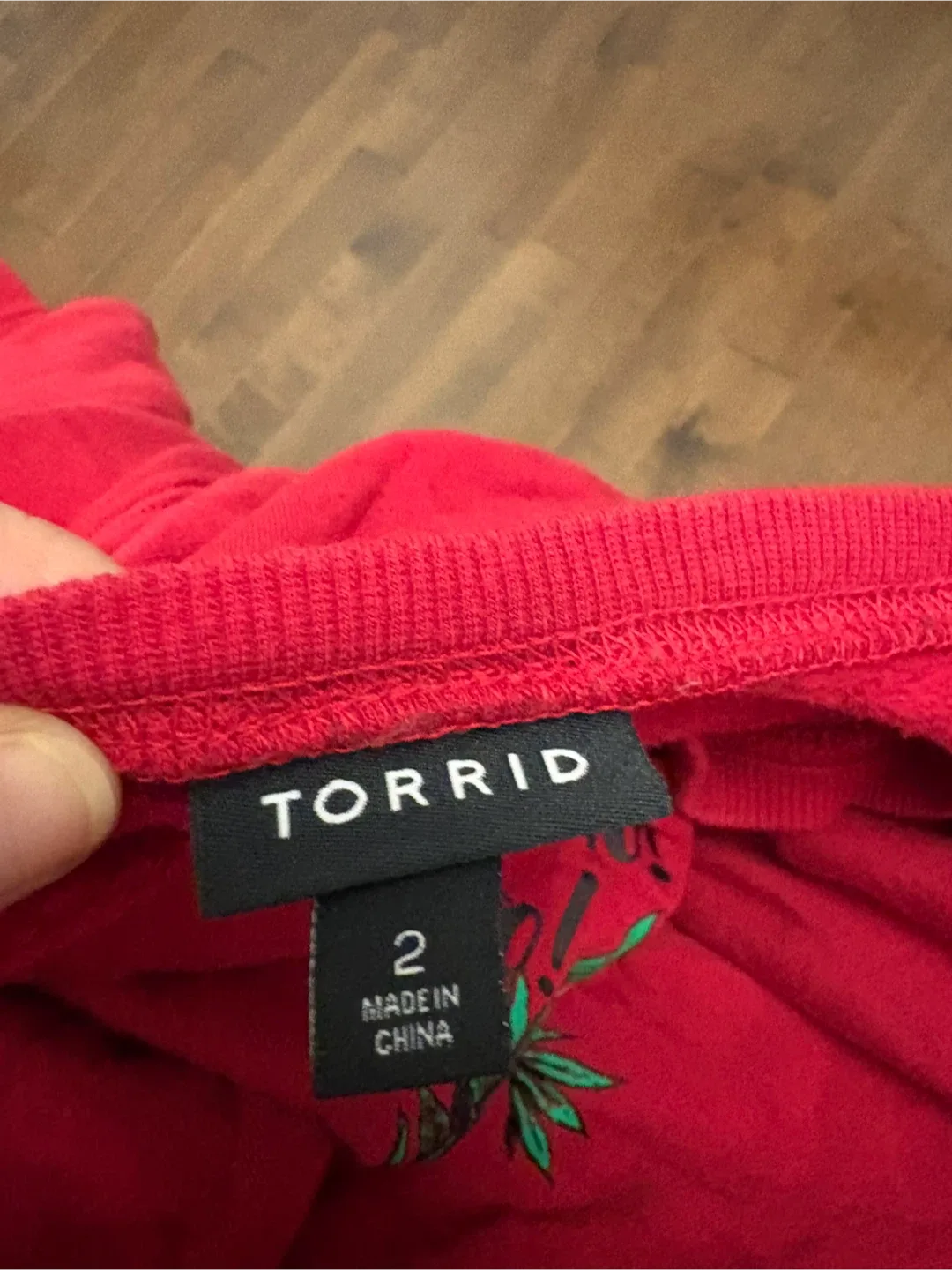 Torrid Red Santa Graphic Sweater - Size 2 image indicator(2)