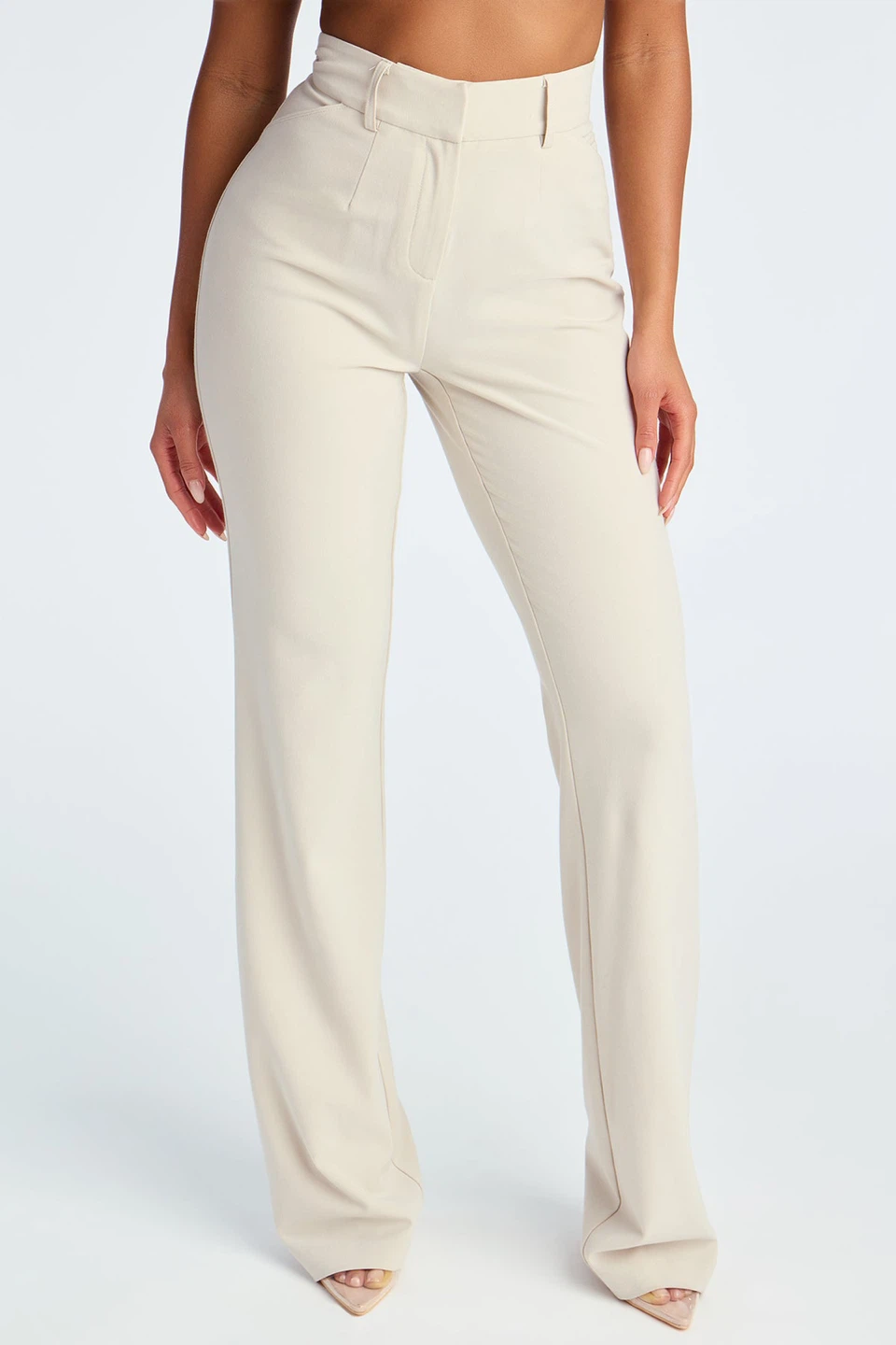 Fashion Nova New With Tags Oatmeal Dress Pants - photo 3