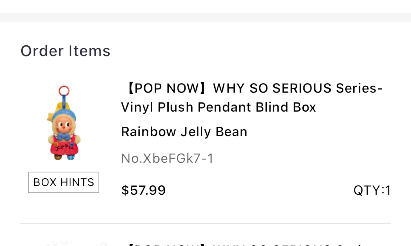 POP MART Why So Serious Rainbow Jelly Bean Plush - photo 4