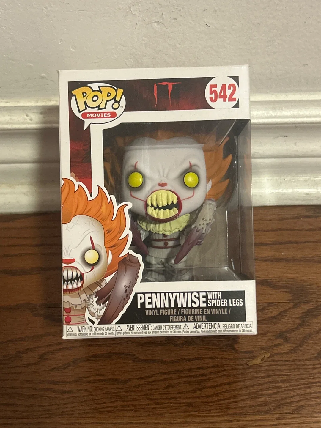 Funko Pop! Movies: IT - Pennywise with Spider Legs #542 thumbnail
