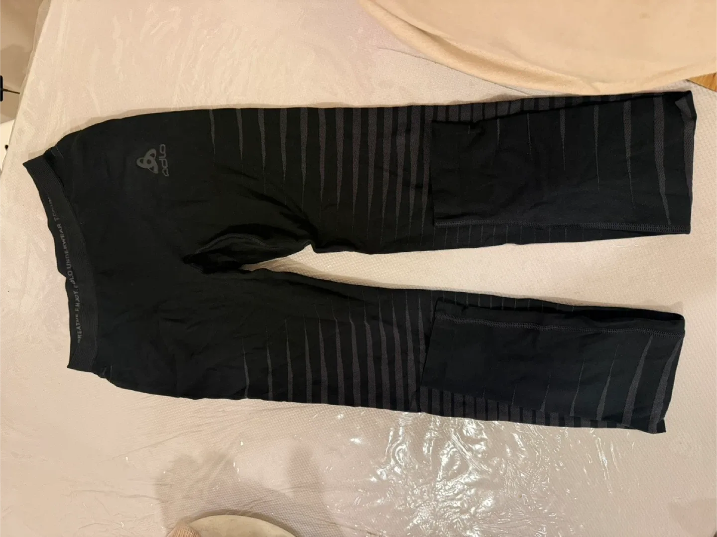 Odlo Black Running Leggings thumbnail
