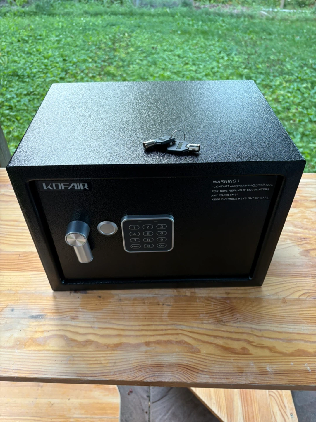 KOFAIR 0.8 cu ft Safe Box with Fireproof Bag & Keys