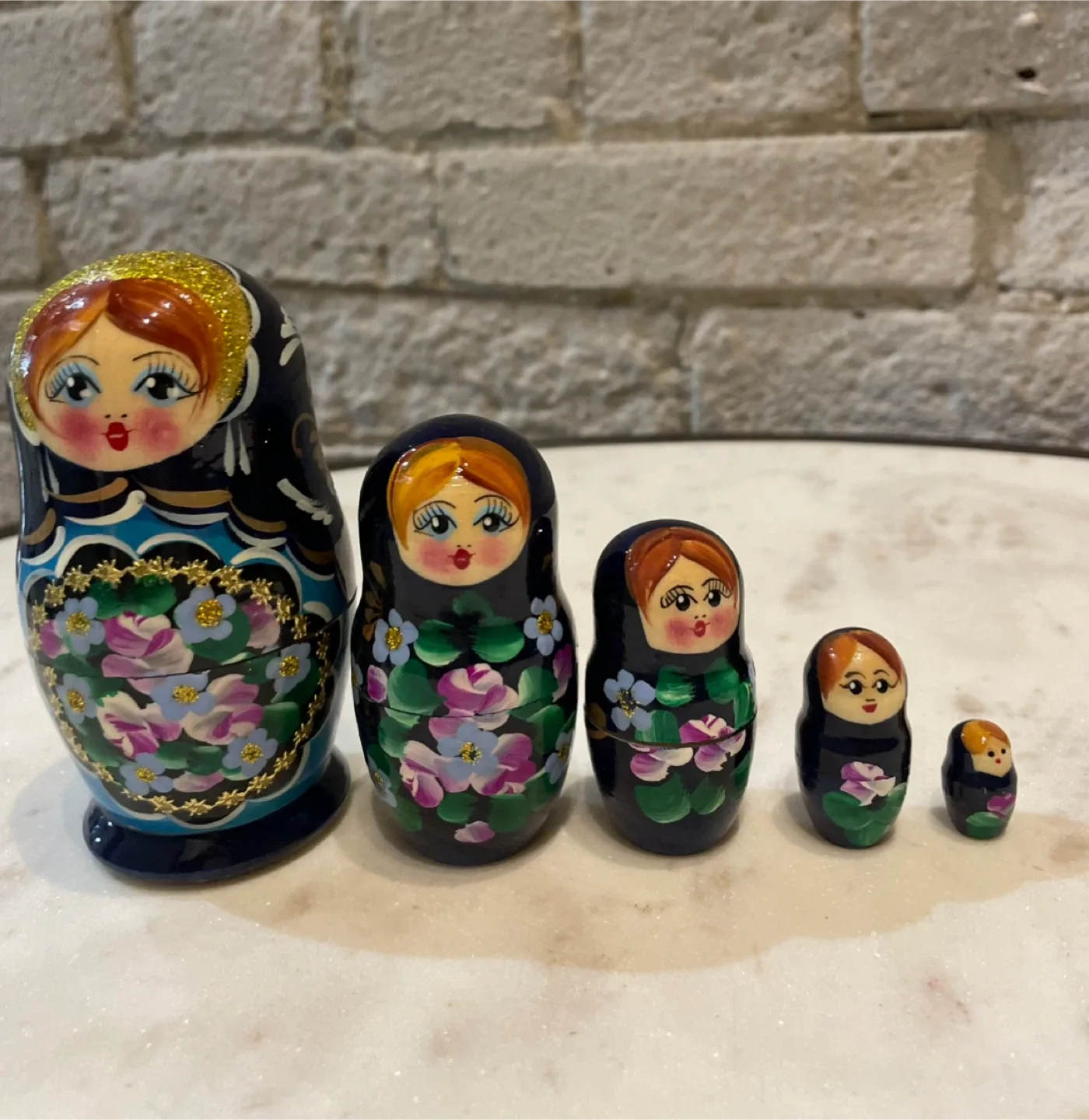 Matryoshka Nesting Dolls Handpainted Wood image indicator(2)