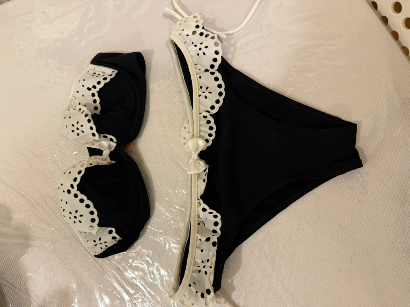 Black & White Bikini Set