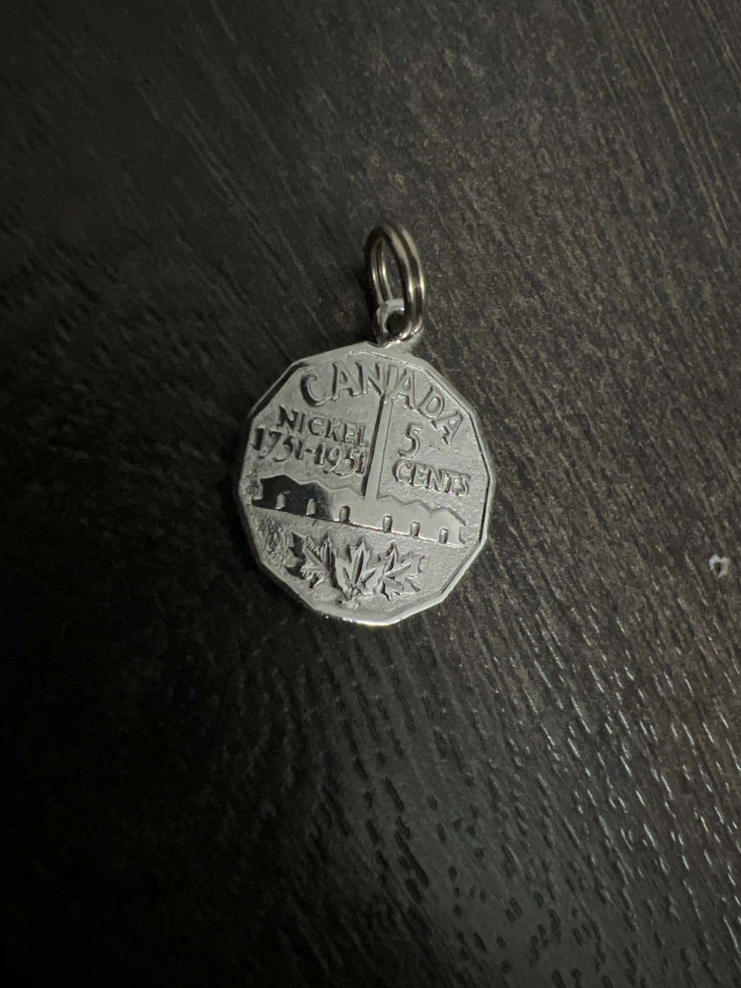 Canada Nickel 5 Cents Pendant - photo 2