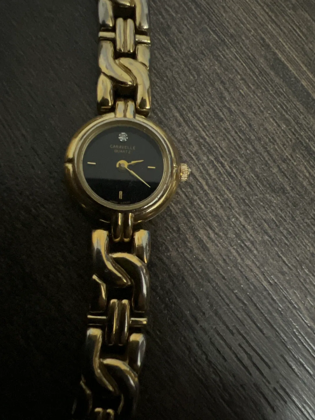Caravelle Quartz Gold Watch