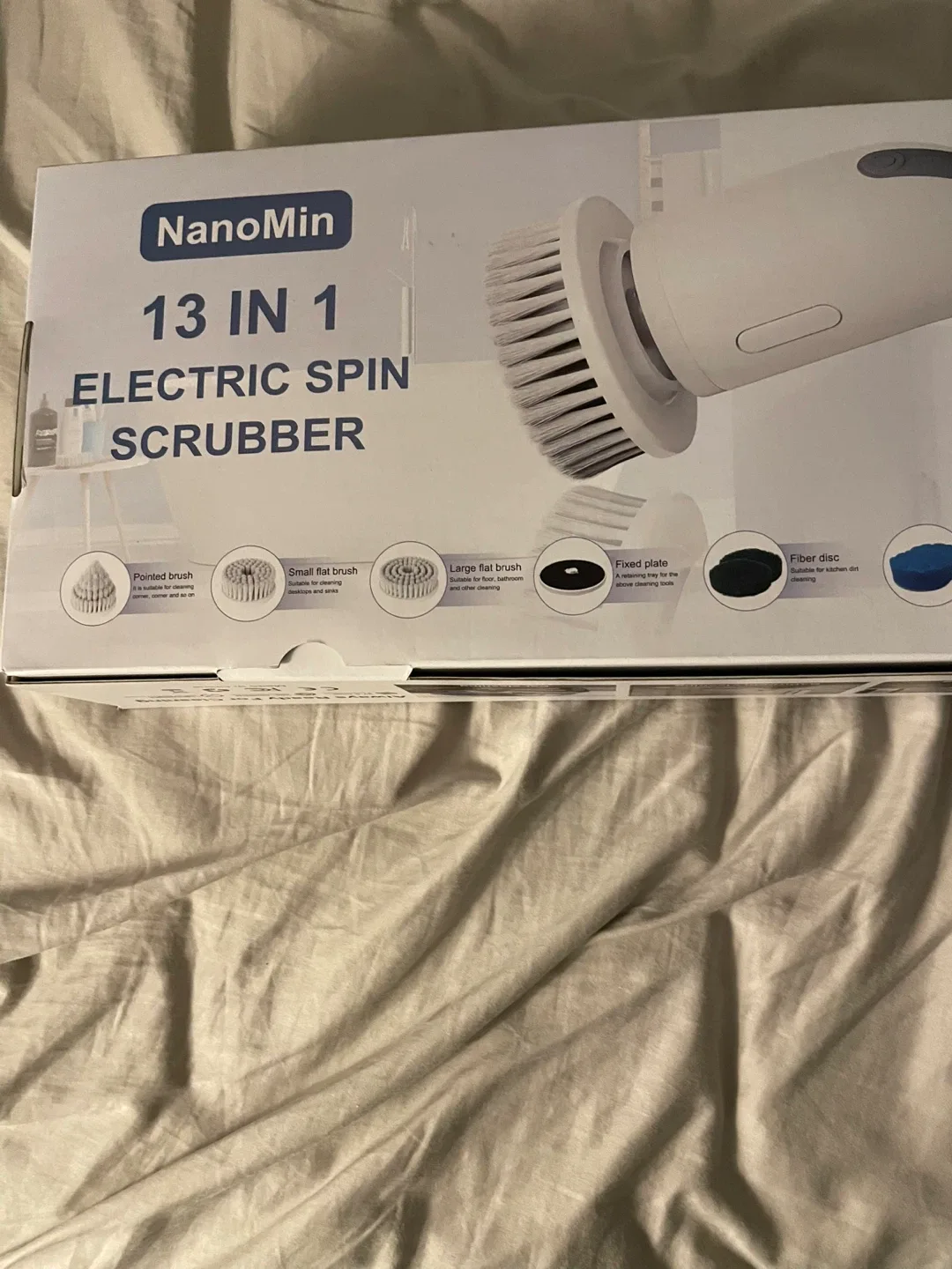 NanoMin 13-in-1 Electric Spin Scrubber - New in Box! image indicator(2)