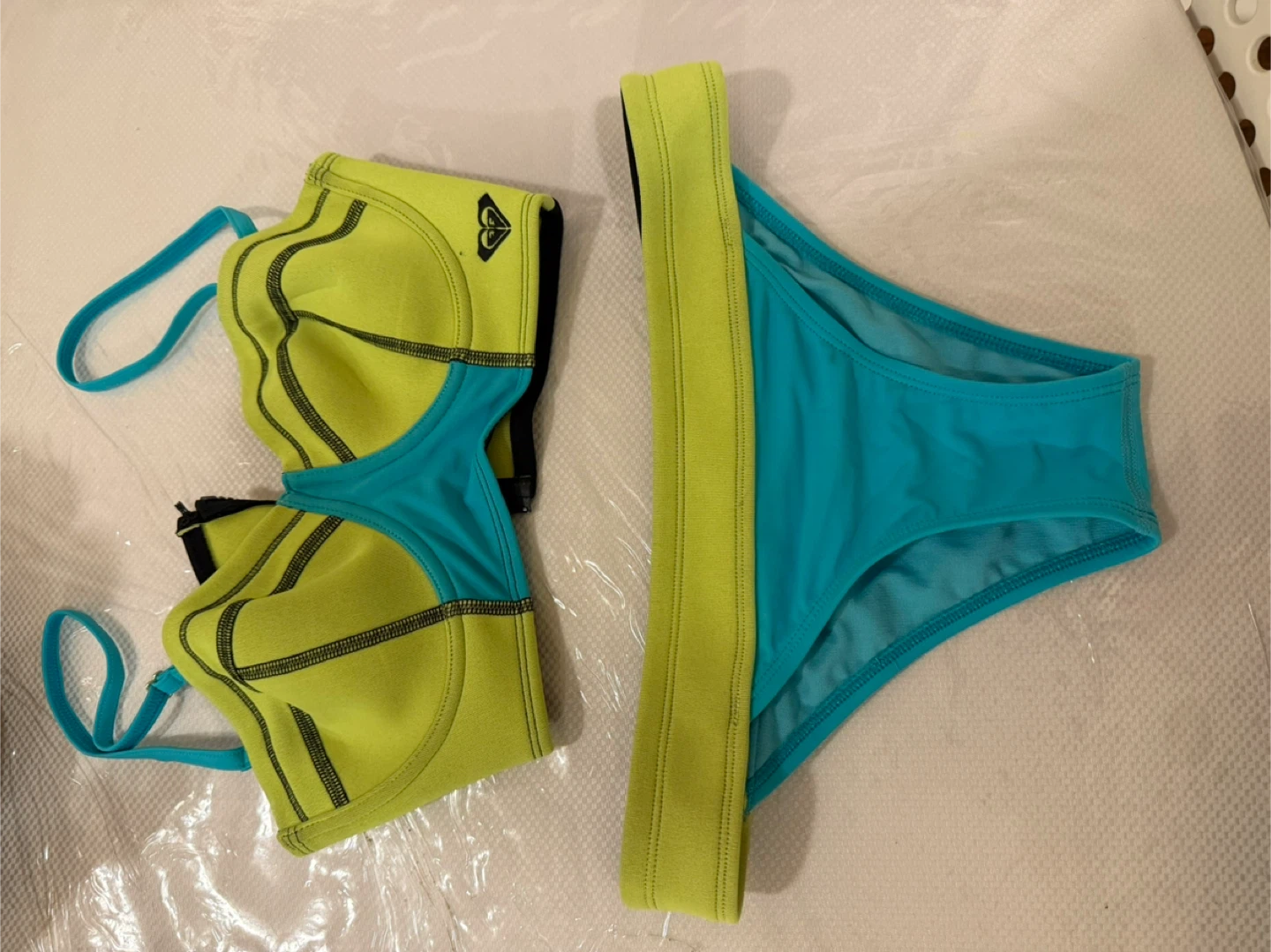 Roxy Swimsuit Set - Yellow & Blue