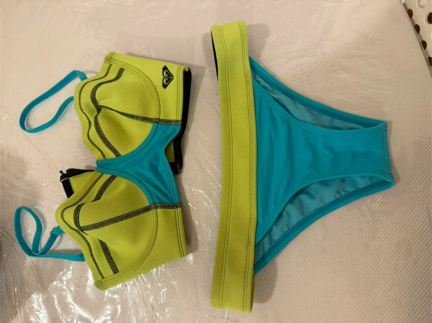 Roxy Swimsuit Set - Yellow & Blue thumbnail