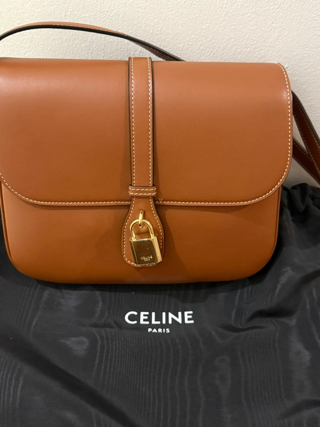 New Celine Tabou Medium Brown Calfskin Bag - photo 2