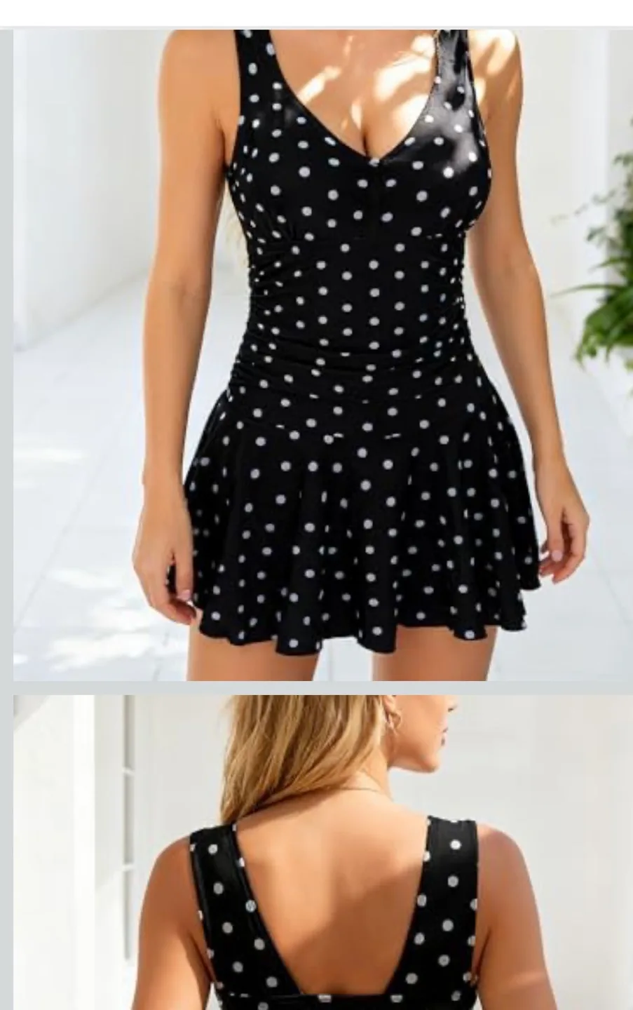 Summer Mae Polka Dot Swim Dress - 2XL image indicator(5)