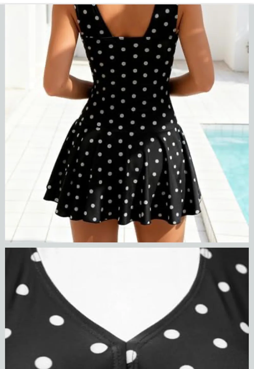 Summer Mae Polka Dot Swim Dress - 2XL image indicator(2)