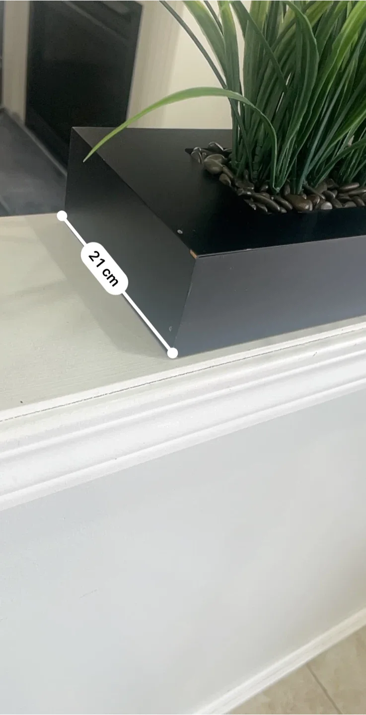 Black Planter Box with Artificial Grass, 64cm image indicator(3)