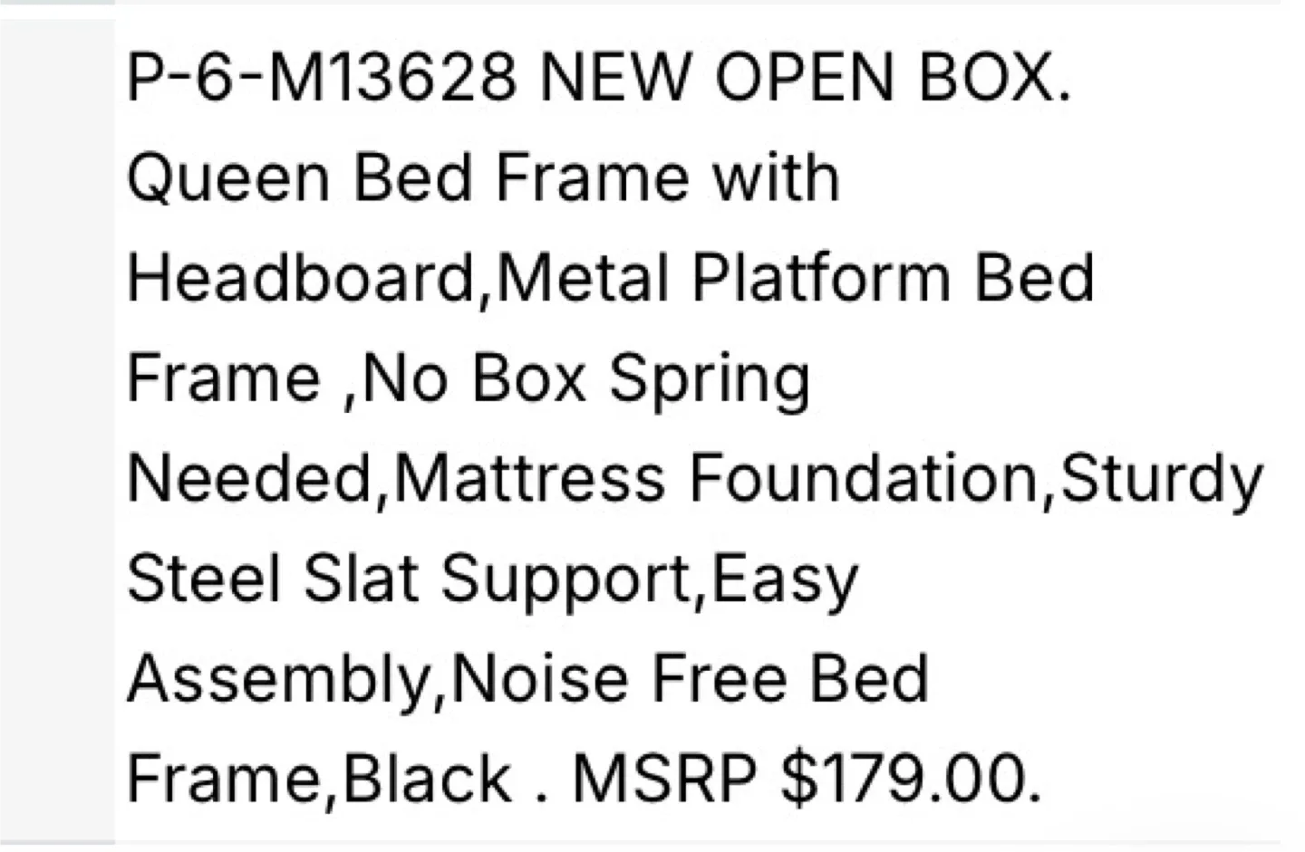 Queen Bed Frame with Headboard, Metal Platform Bed image indicator(3)