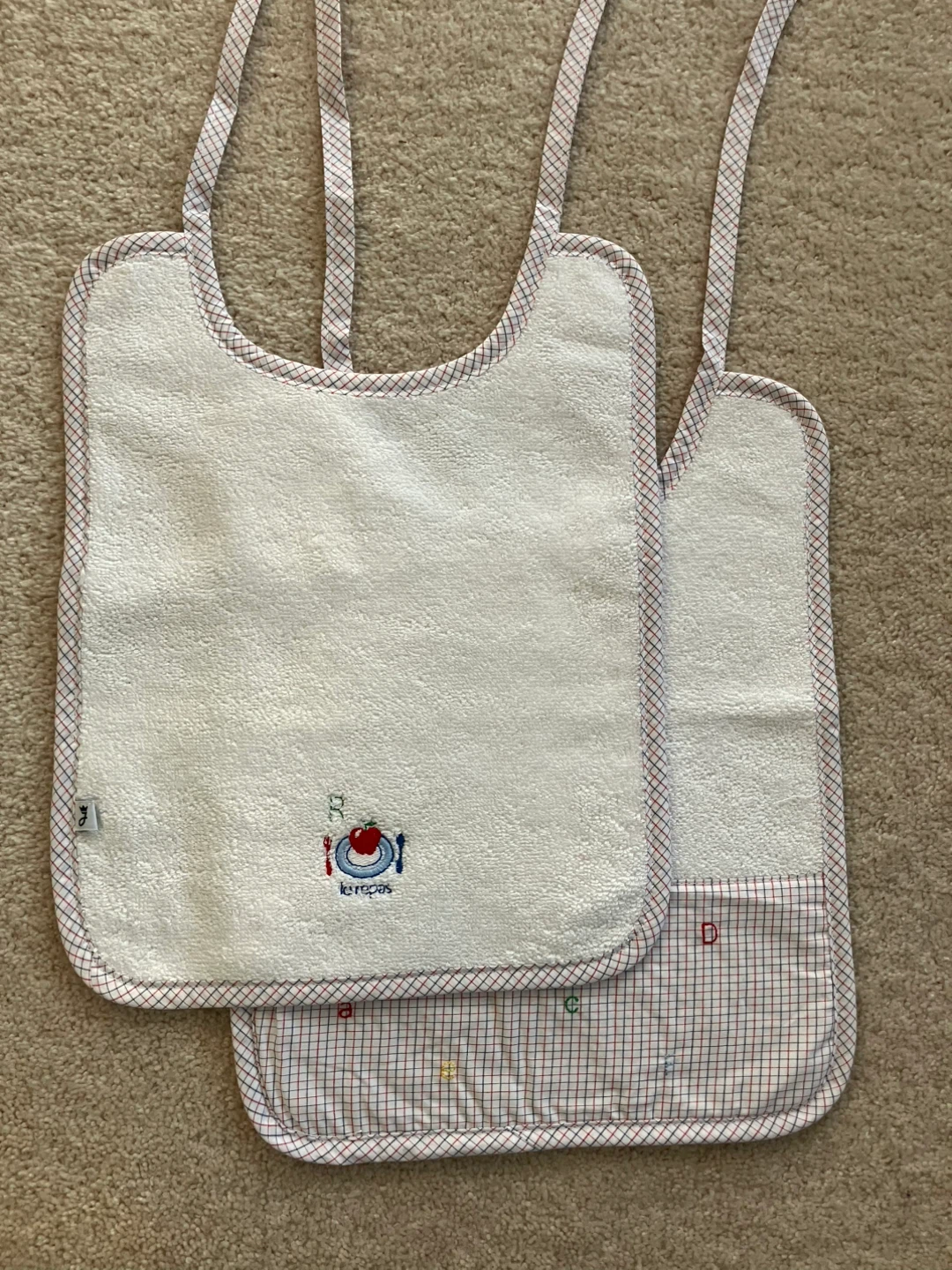 Jacadi Paris Baby Bibs - Set of 2