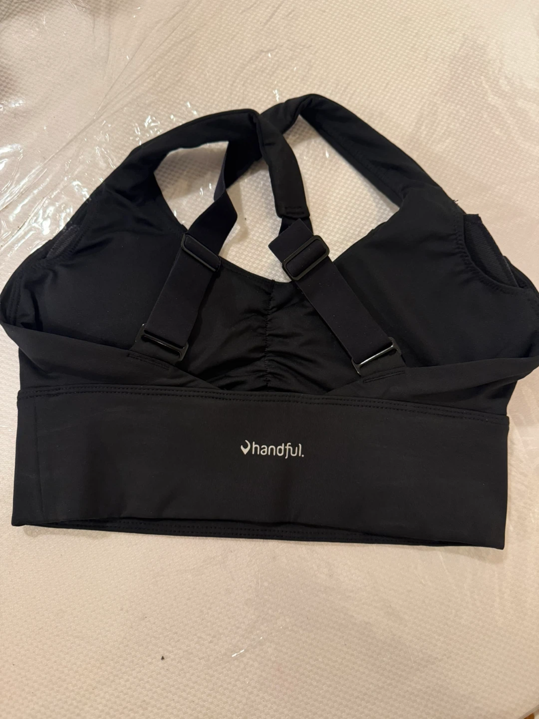 Handful Black Sports Bra - photo 2