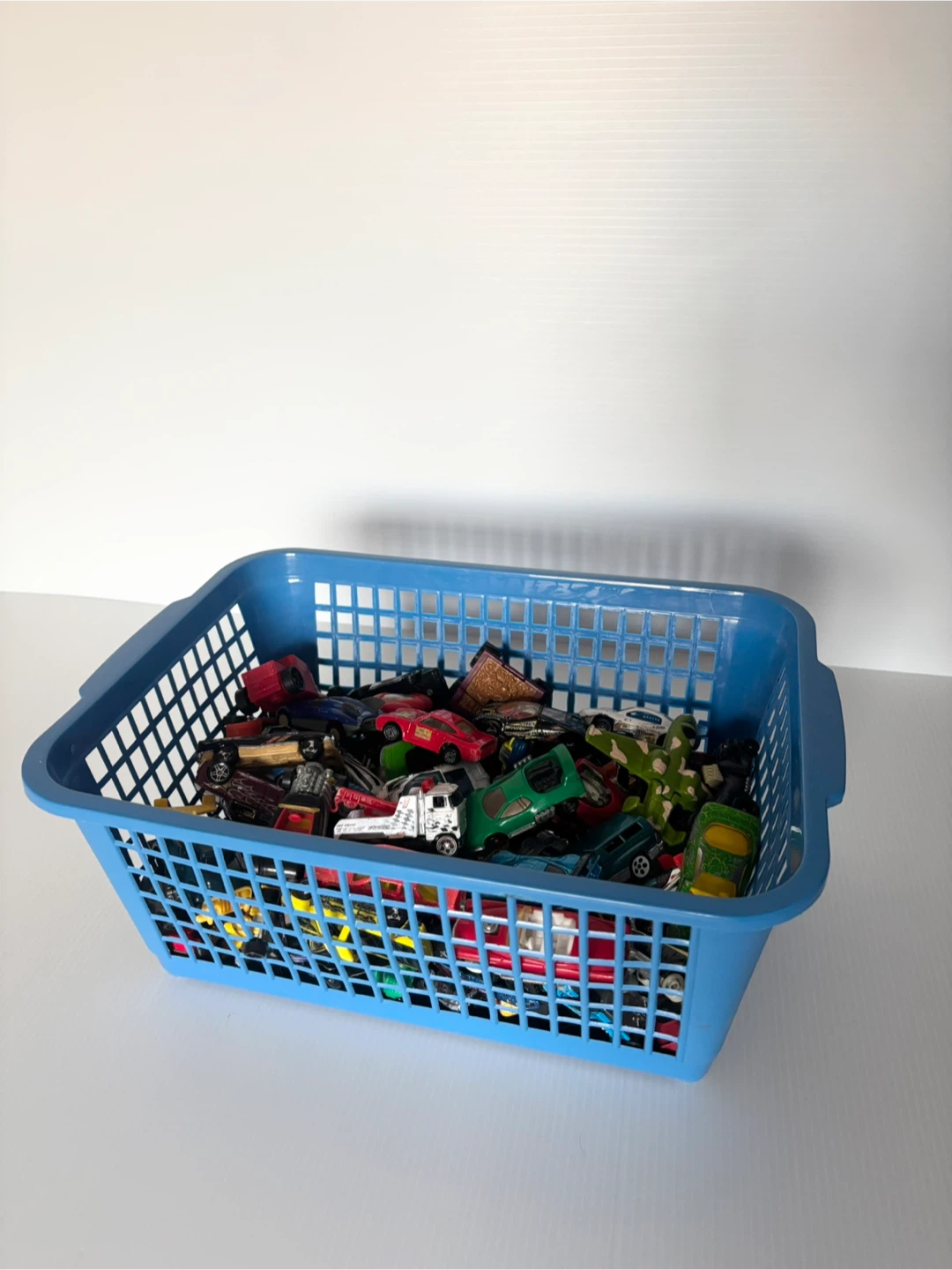 Basket of hot wheels