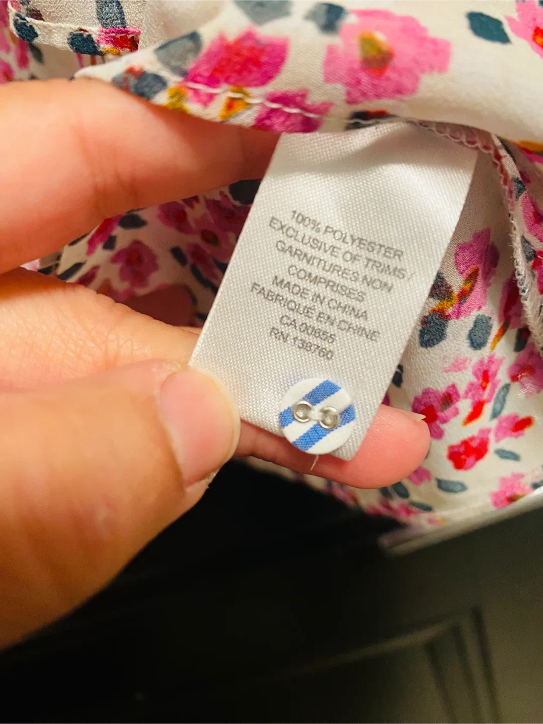 RW&CO Floral Ruffle Top - Size S image indicator(6)