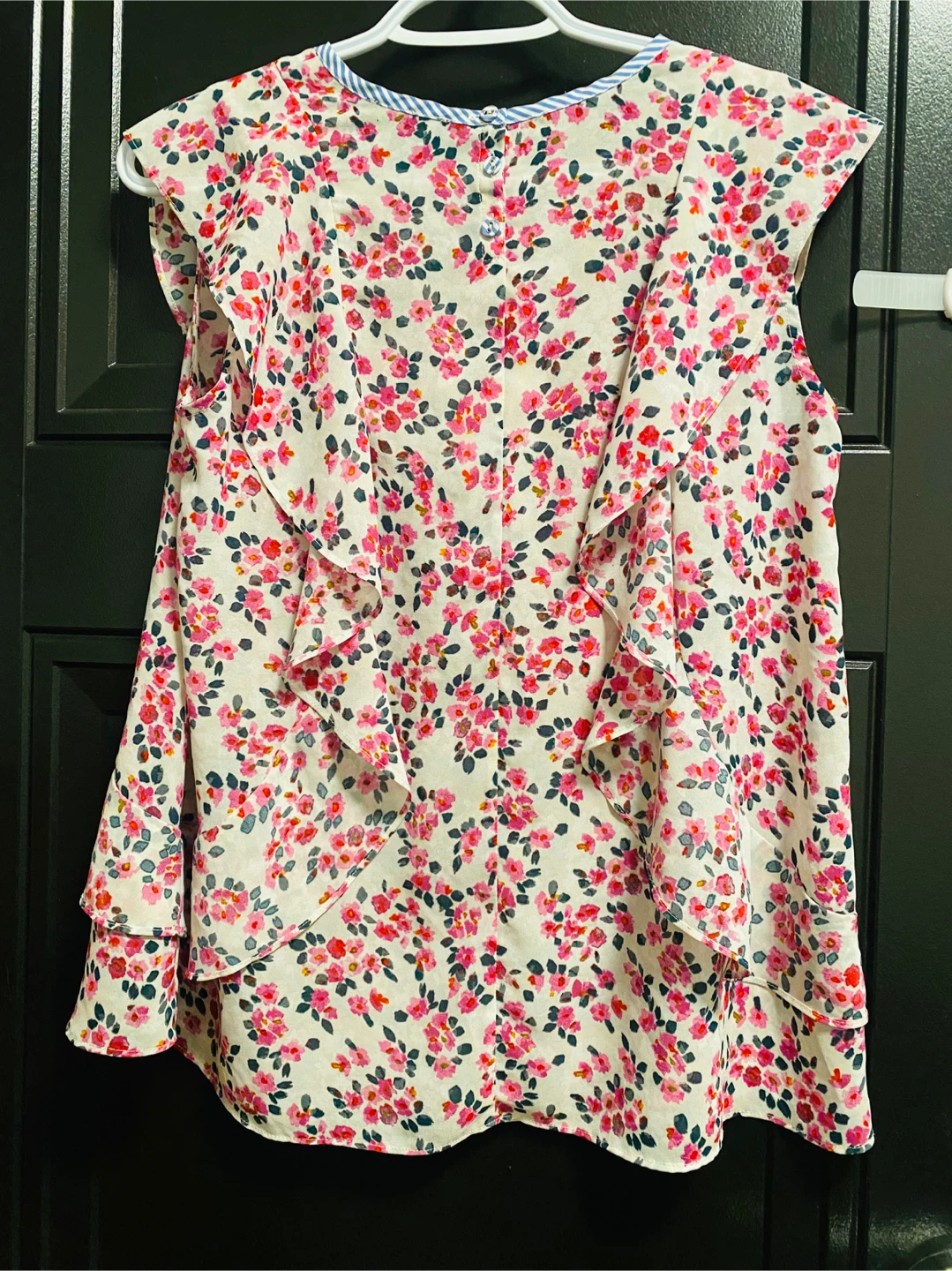 RW&CO Floral Ruffle Top - Size S - photo 3