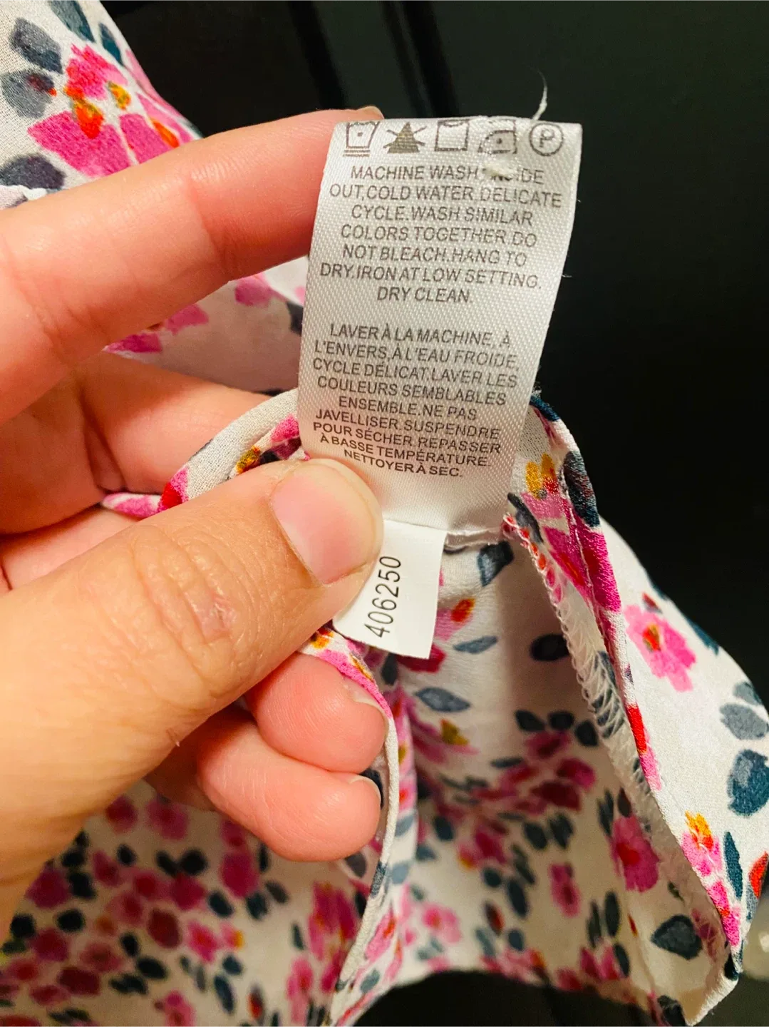 RW&CO Floral Ruffle Top - Size S image indicator(7)