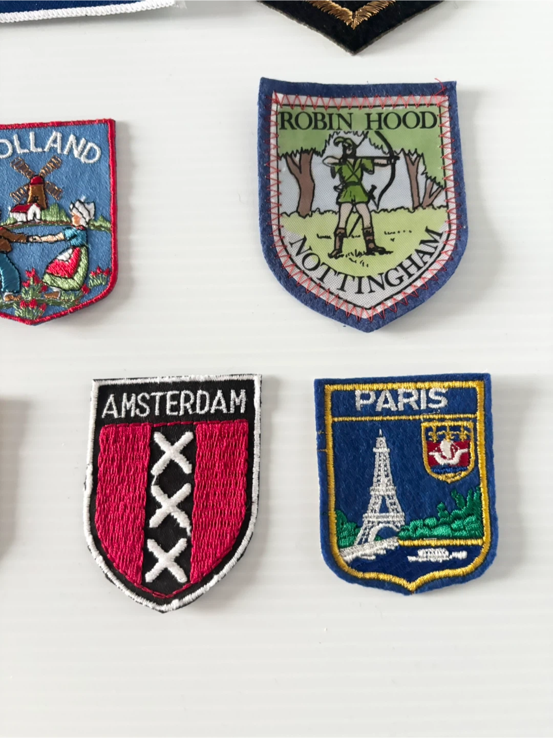 Vintage Europe destination patches - photo 3