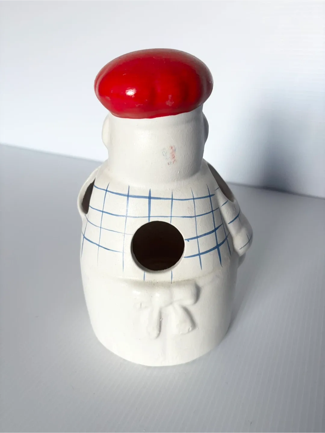 Vintage ceramic chef kitchen utensil holder image indicator(2)