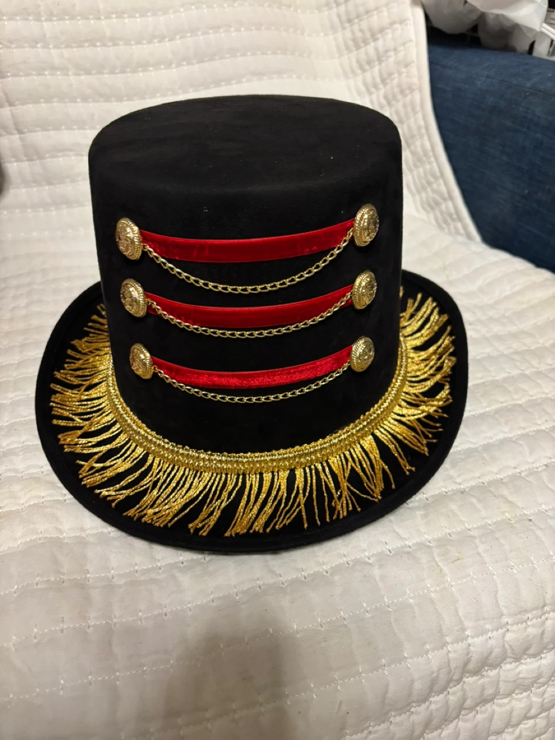 The Ring Master Costume Combo! The Jacket,  Hat and Cane - photo 3