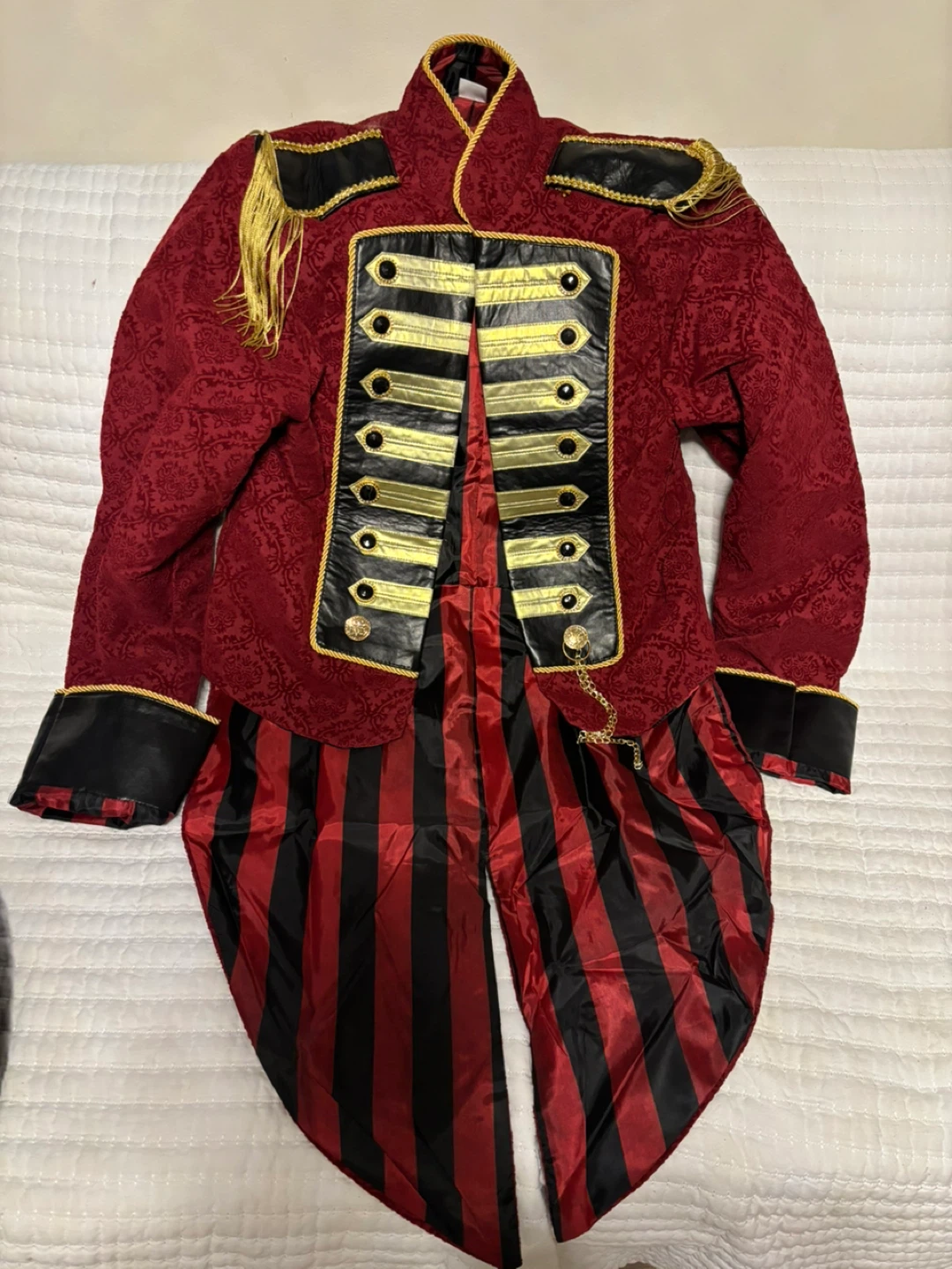 The Ring Master Costume Combo! The Jacket,  Hat and Cane