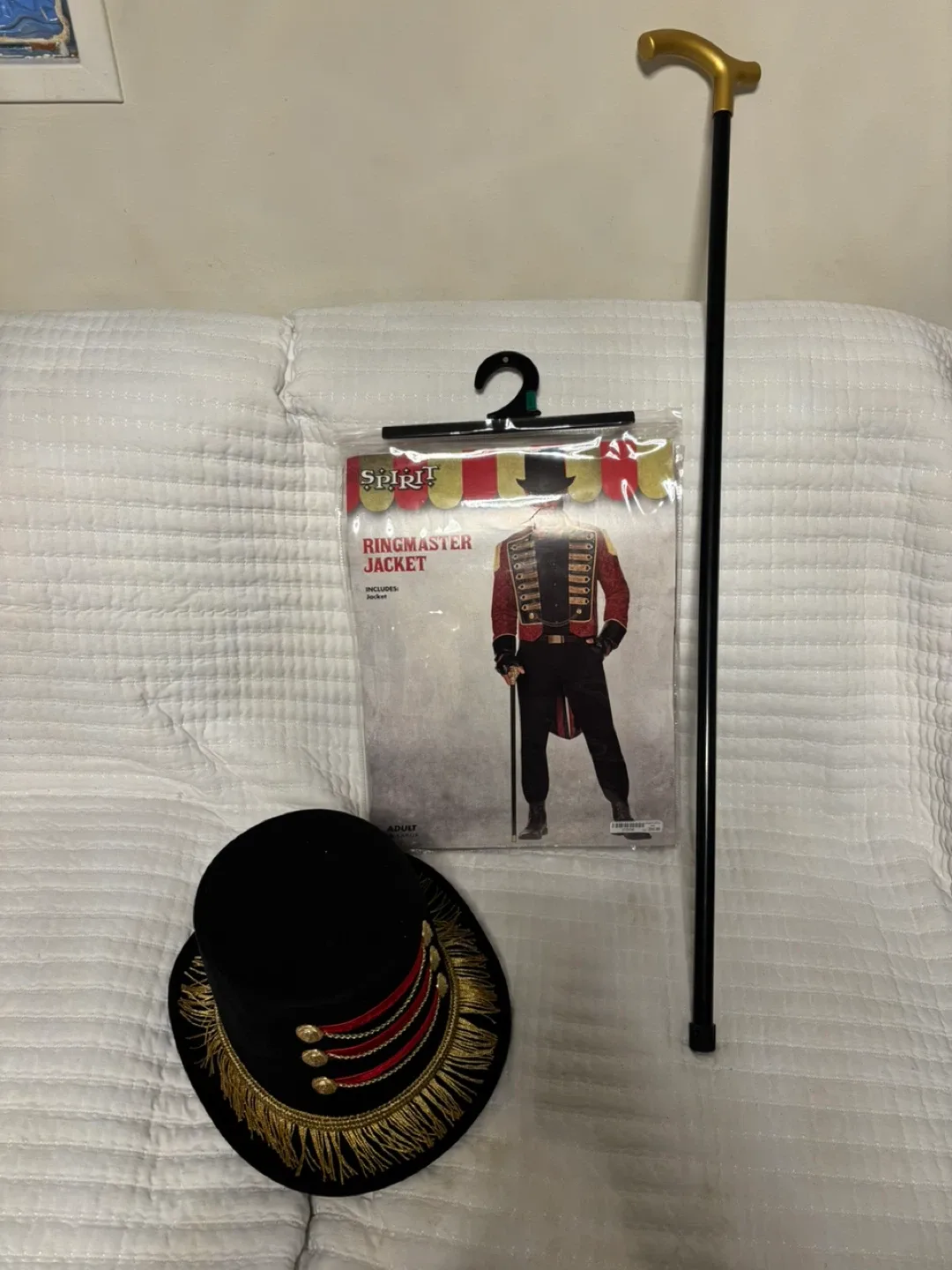 The Ring Master Costume Combo! The Jacket,  Hat and Cane image indicator(7)